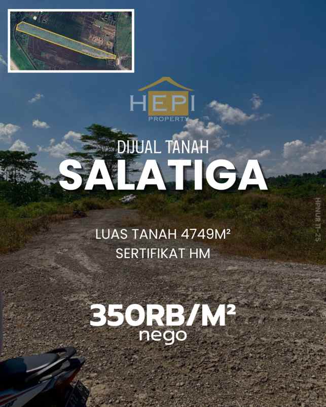 dijual tanah di jalan salatiga beringin