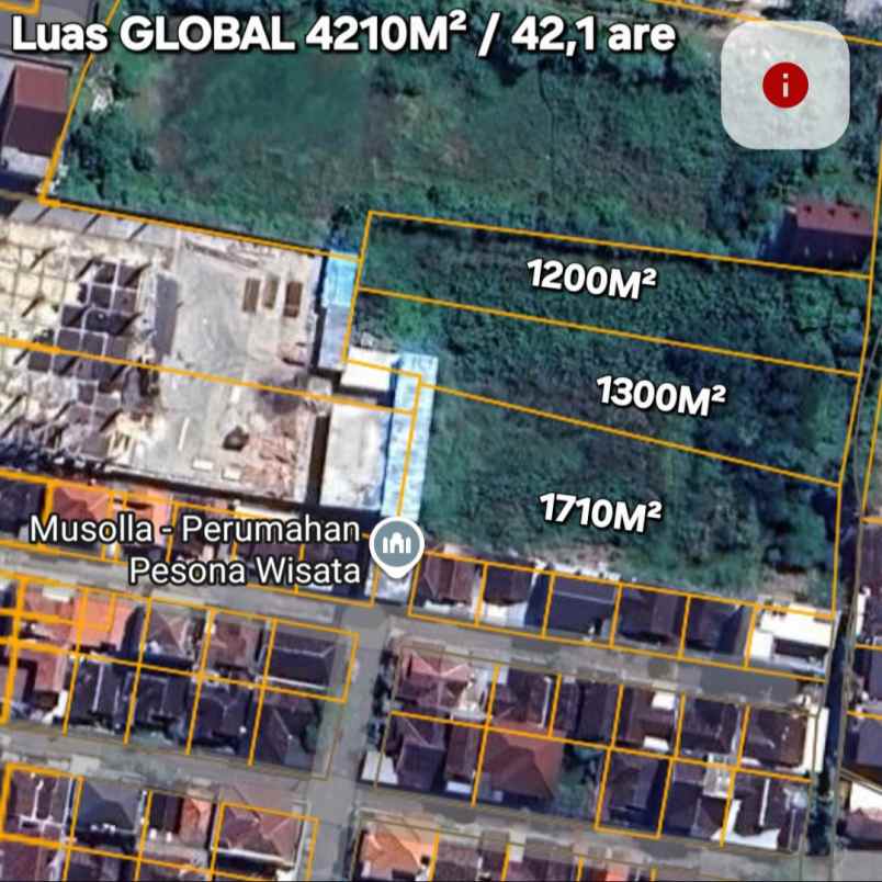 dijual tanah gelogor carik