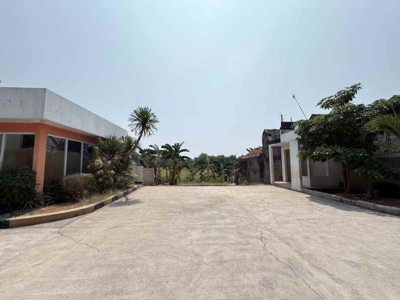 dijual tanah jalan raya teluk jambe
