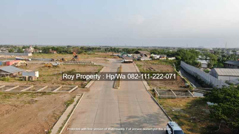 dijual tanah jl marunda makmur segara