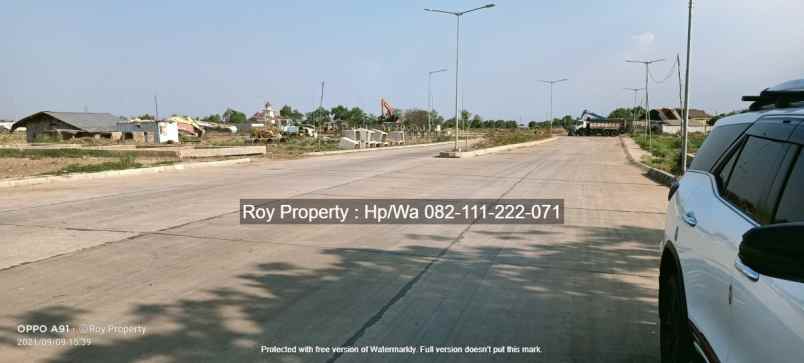 dijual tanah jl marunda makmur segara