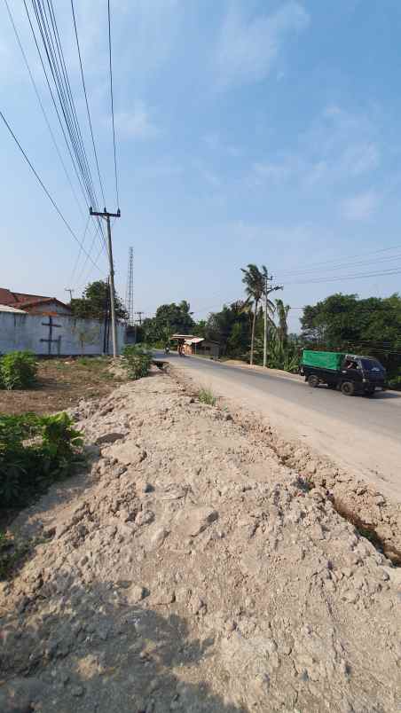 dijual tanah jl r e martadinata bandar