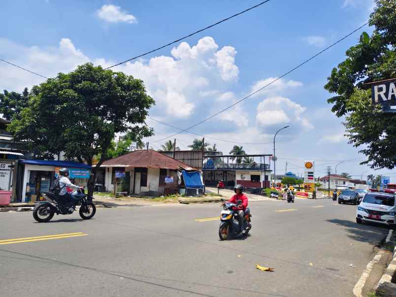 dijual tanah jl raya ciawi gadog puncak