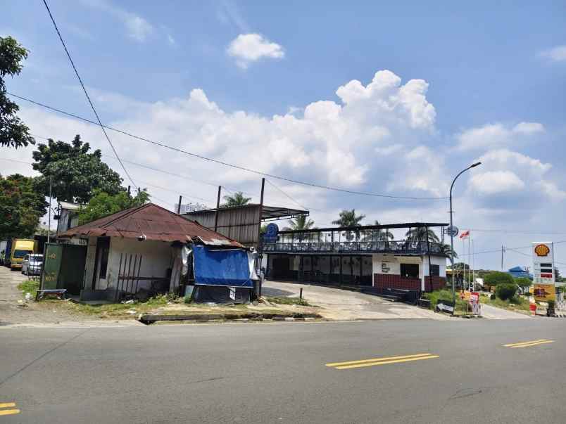 dijual tanah jl raya ciawi gadog puncak
