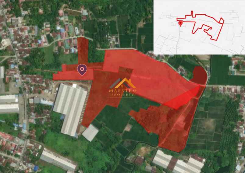 dijual tanah jl sei blumai hilir dusun
