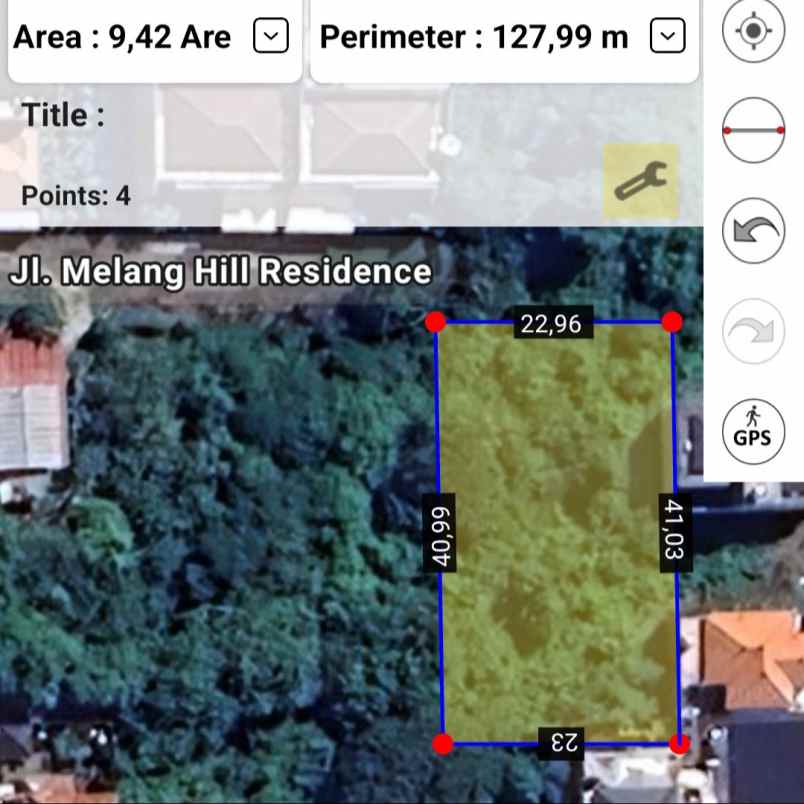 dijual tanah kerobokan kaja kuta utara