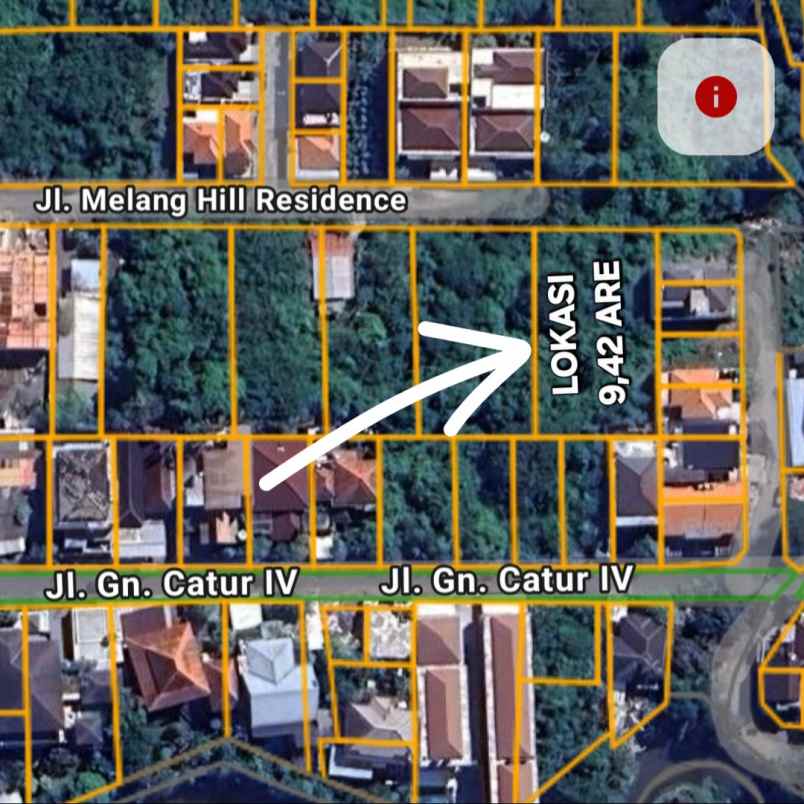 dijual tanah kerobokan kaja kuta utara