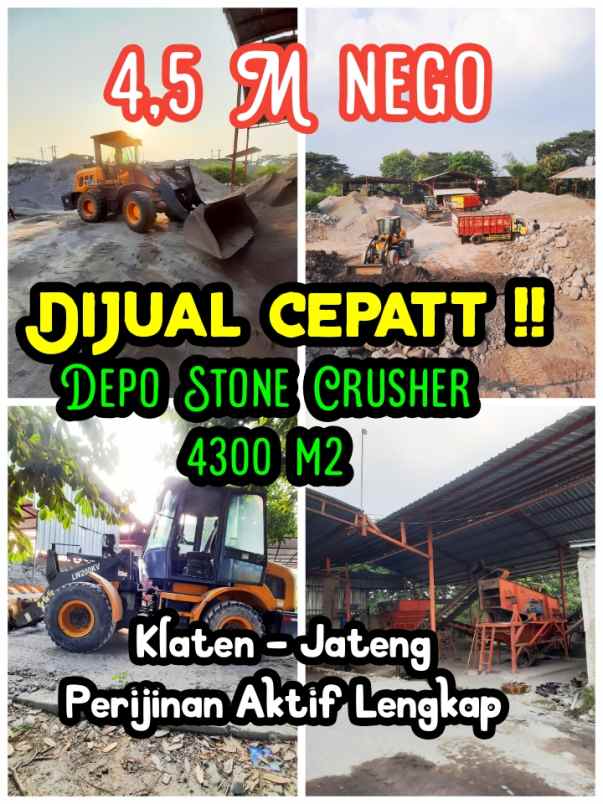 dijual tanah klaten jateng