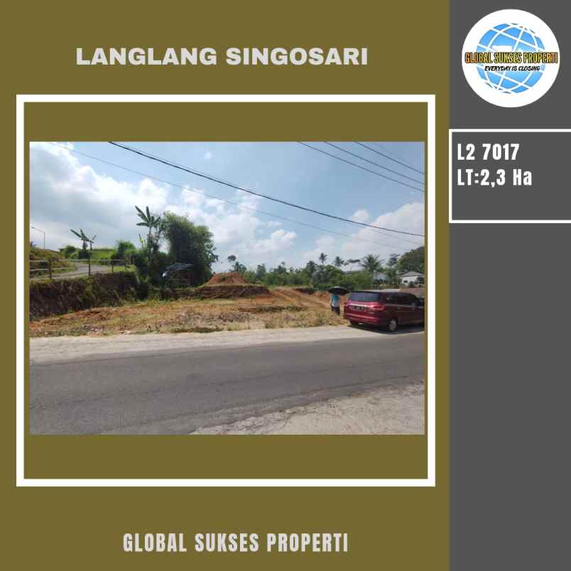 Tanah Luas Dan Murah Cocok Untuk Investasi Lokasi Strategis Di Singosa