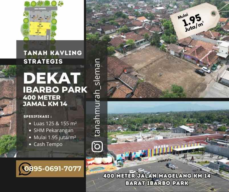 dijual tanah medari gede barat ibarbo