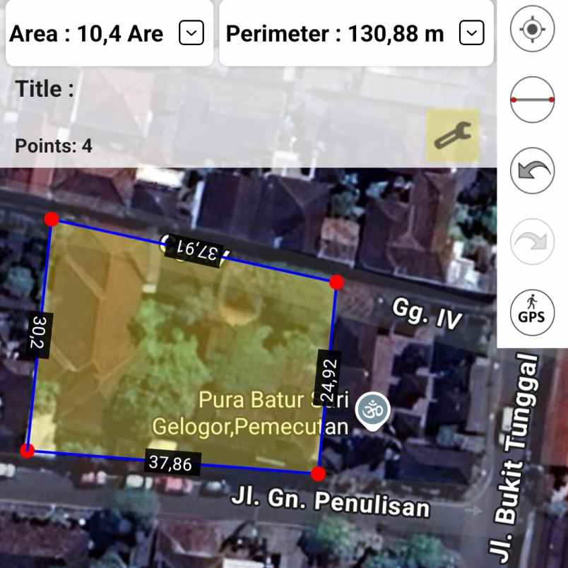 dijual tanah padangsambian klod