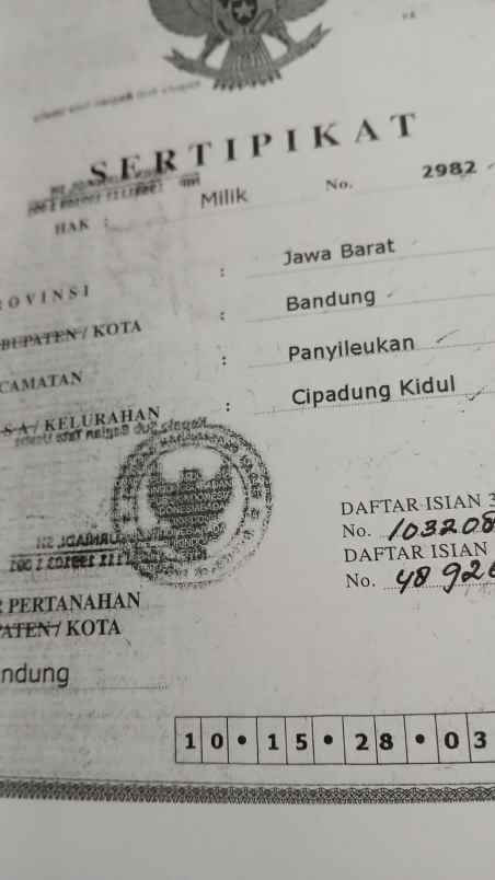 dijual tanah panyileukan