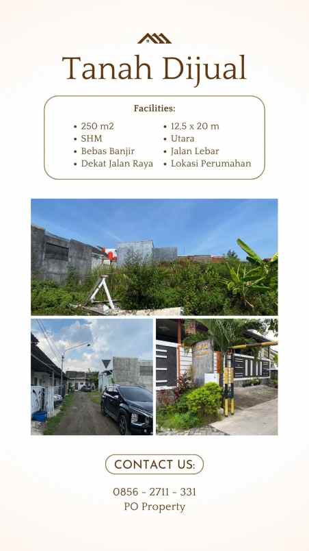 dijual tanah perumahan pesona asri