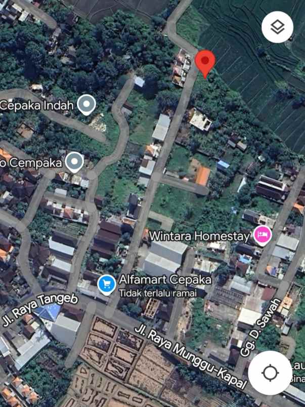 dijual tanah raya tangeb