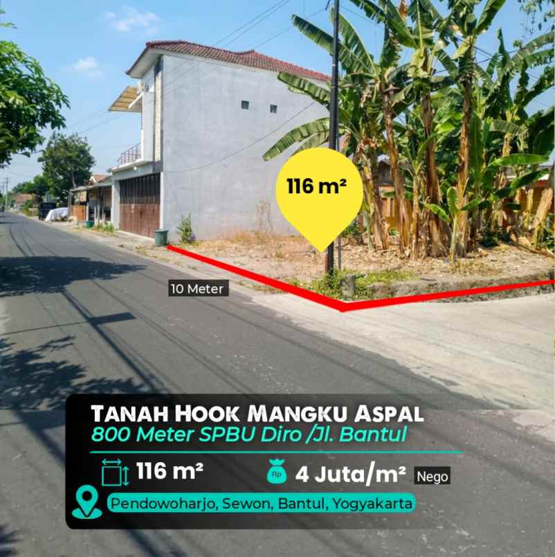 dijual tanah sewon