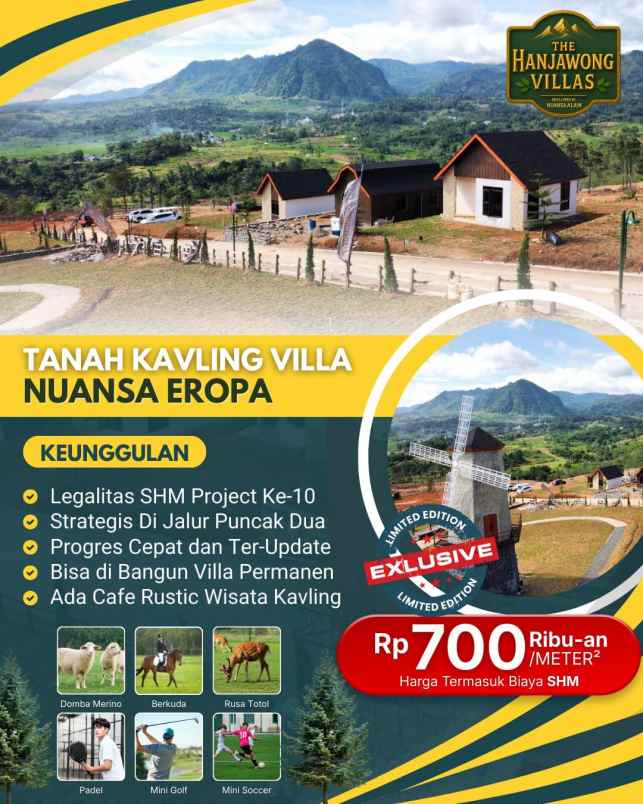 dijual tanah sukamakmur