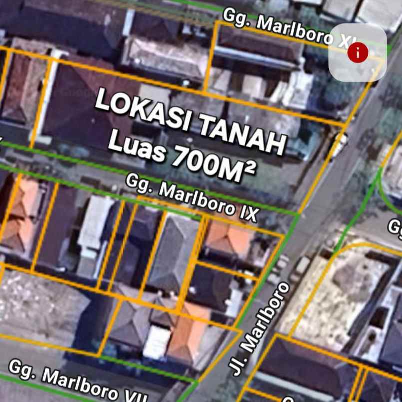 dijual tanah teuku umar barat