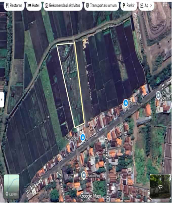 dijual tanah tpa sukabumi kota