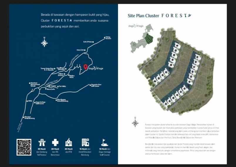 dijual villa dago pakar timur ciburial