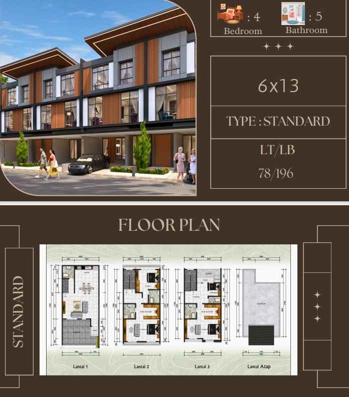 dijual villa jl rajawali kiwi gatot