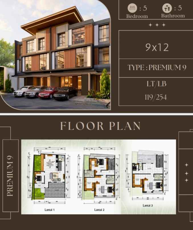 dijual villa jl rajawali kiwi gatot