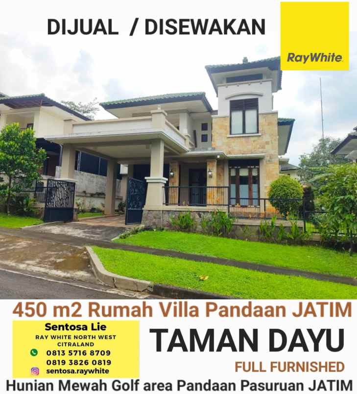 dijual villa the taman dayu