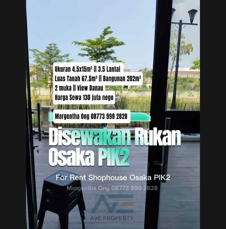 disewakan ruko gudang kantor pantai indah kapuk jakarta