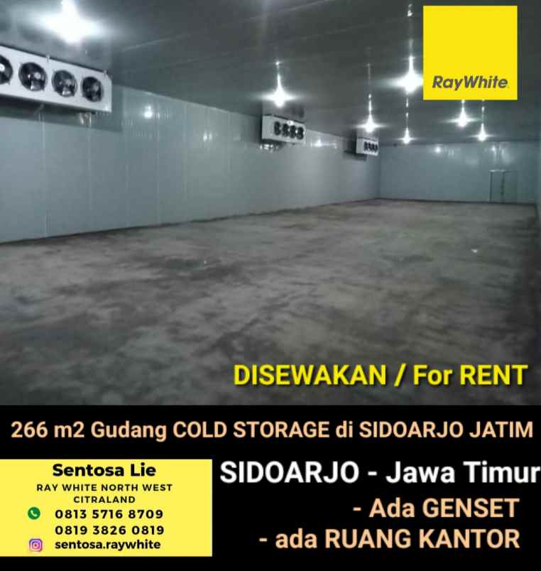 disewakan ruko gudang kantor sidoarjo