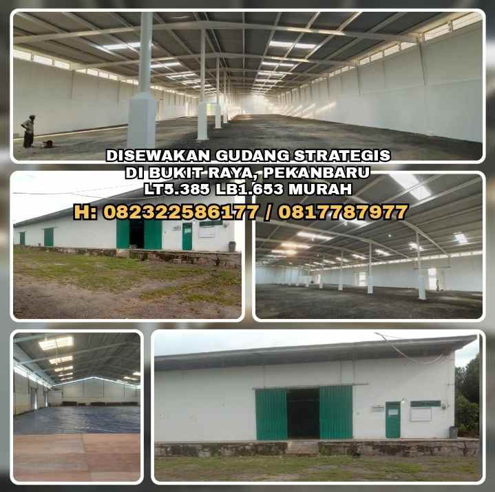 disewakan ruko gudang kantor simpang tiga bukit raya