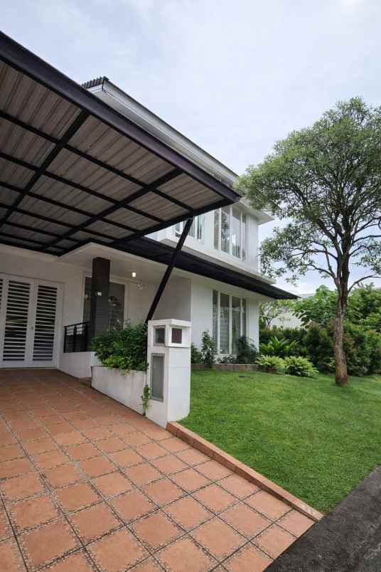 disewakan rumah jl emerald bintaro cluster