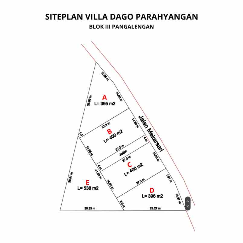 jual kavling villa siap bangun di bandung