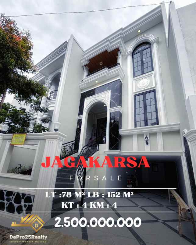 jual rumah murah di kebagusan pasar minggu