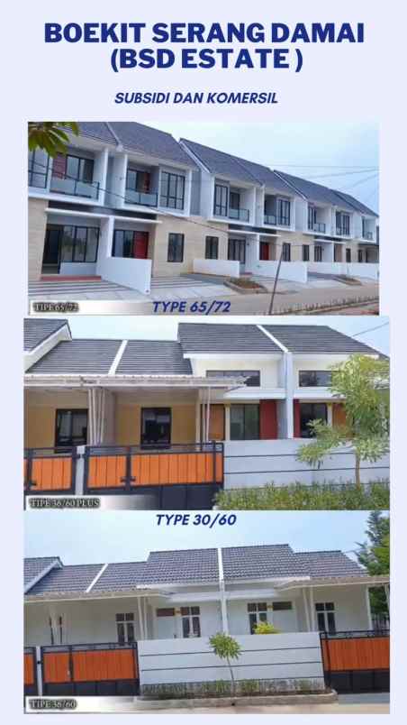 perumahan bsd estate di kota serang