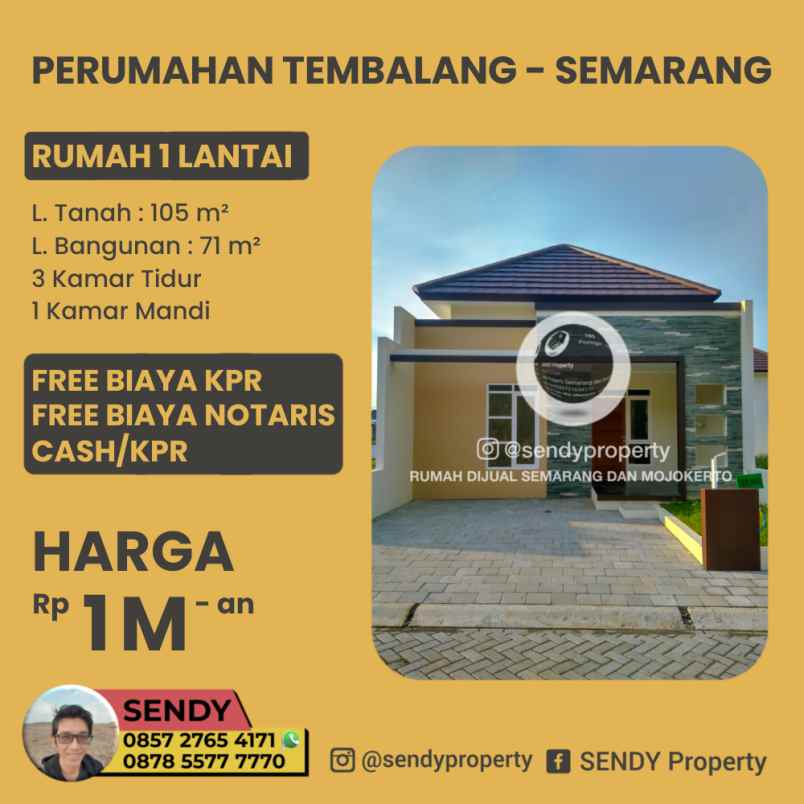 Rumah Minimalis Modern Daerah Tembalang Semarang