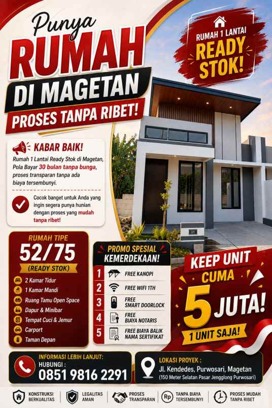 punya rumah di magetan proses tanpa ribet