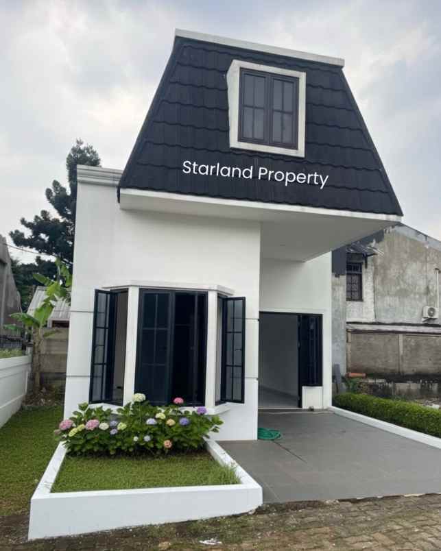 rumah 1 lantai konsep french style di rempoa ciputat