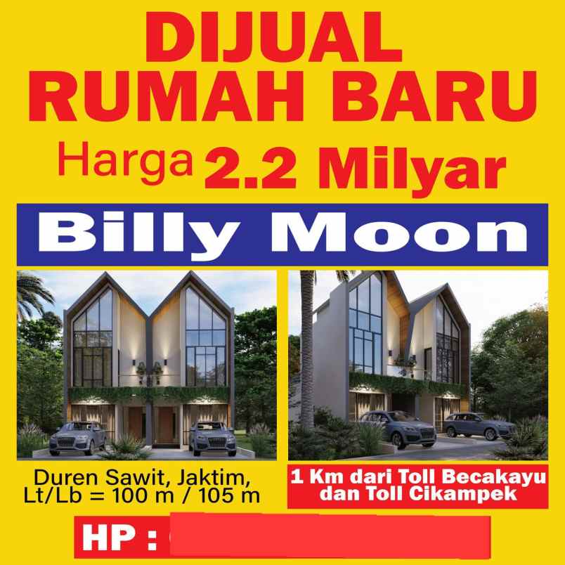 rumah baru scandinavian di billymoon pondok kelapa