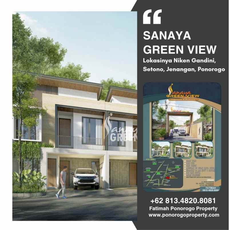 rumah dijual 2 lantai syariah ponorogo