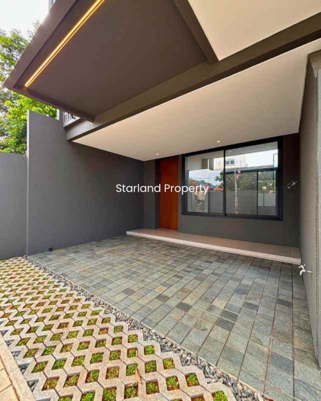 rumah full bata merah modern house di ciputat tangsel
