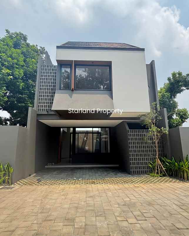 rumah full bata merah modern house di ciputat tangsel