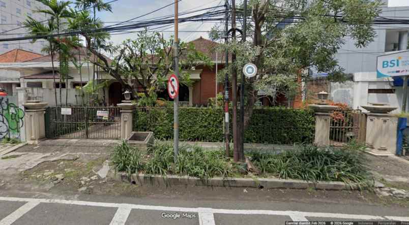 rumah jl diponegoro strategis nol jalan raya