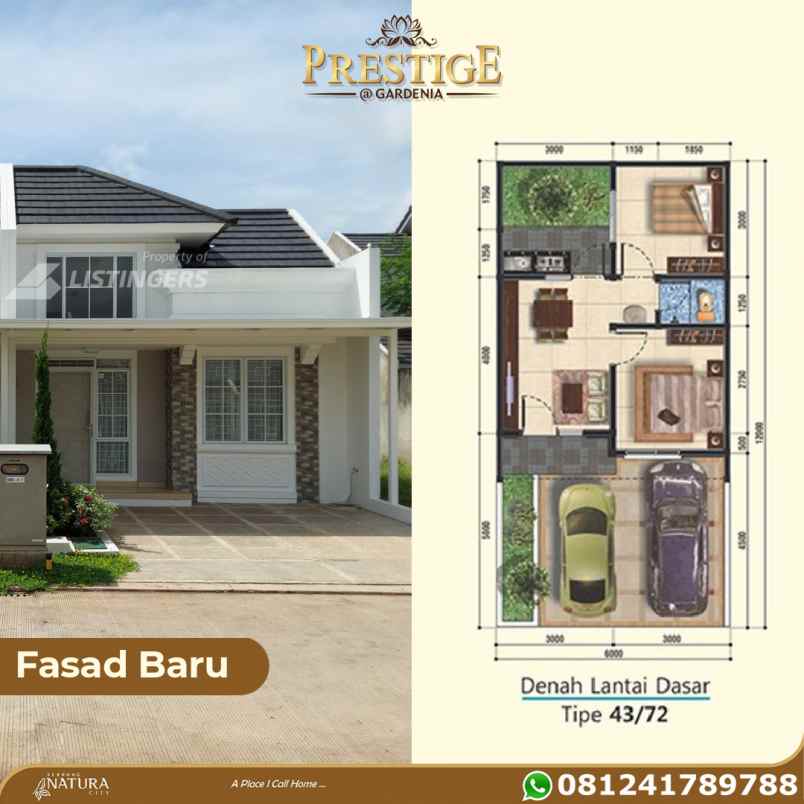 rumah jl serpong puspitek
