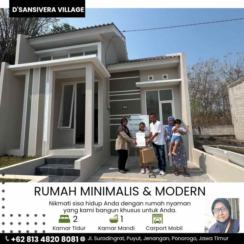 rumah minimalis modern syariah ponorogo