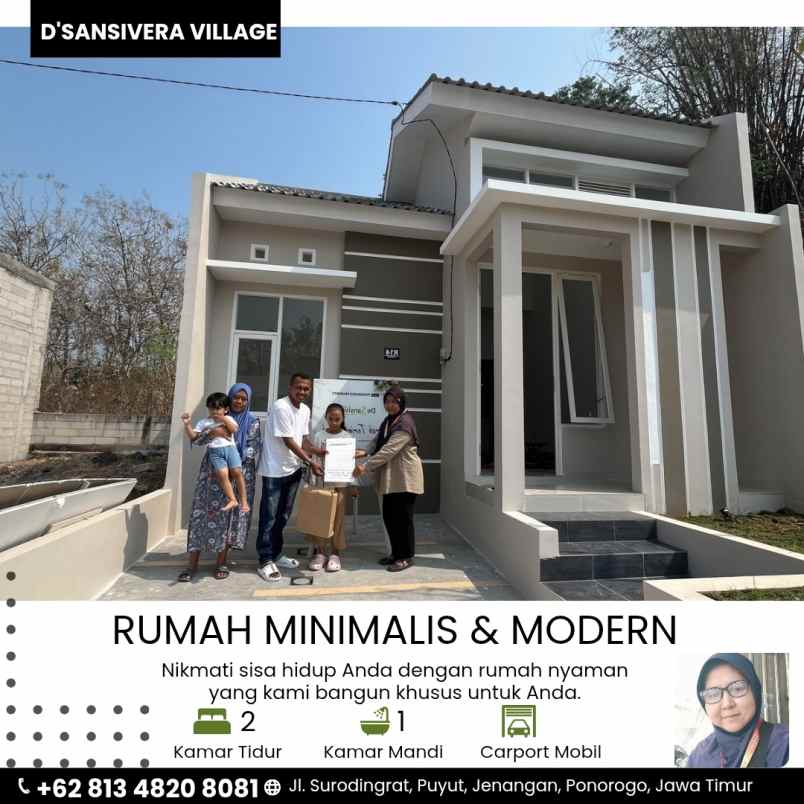 rumah minimalis modern syariah ponorogo