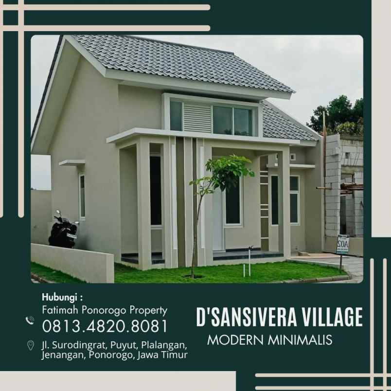 rumah minimalis syariah harga ekonomis di ponorogo