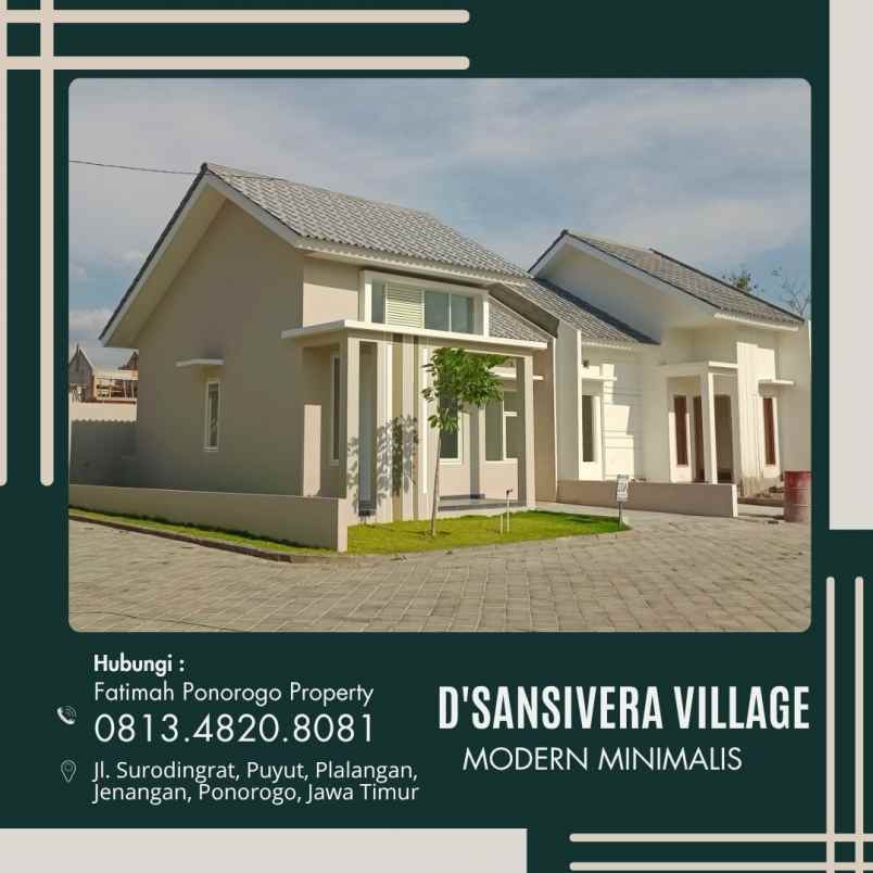 rumah minimalis syariah harga ekonomis di ponorogo