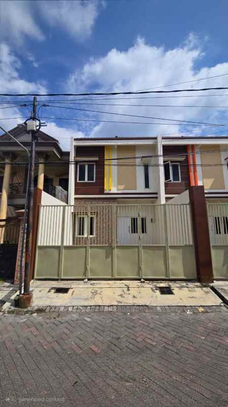 rumah mulyosari new gress minimalis strategis