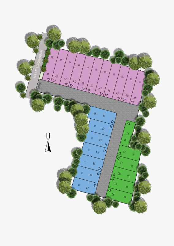 rumah murah 2 lantai dekat tol komsen jatiasih