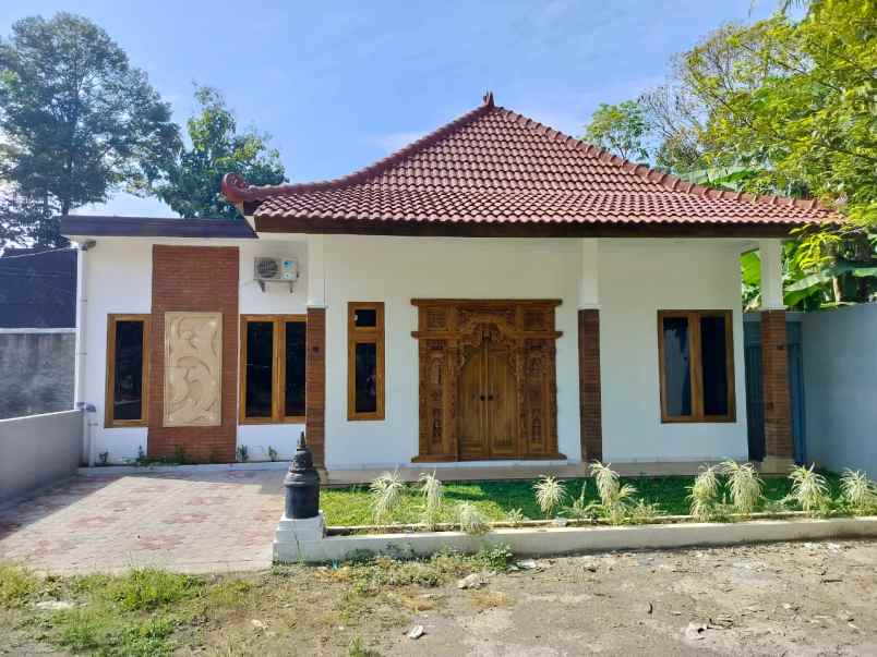 rumah murah terbaru di borobudur desain etnik modern