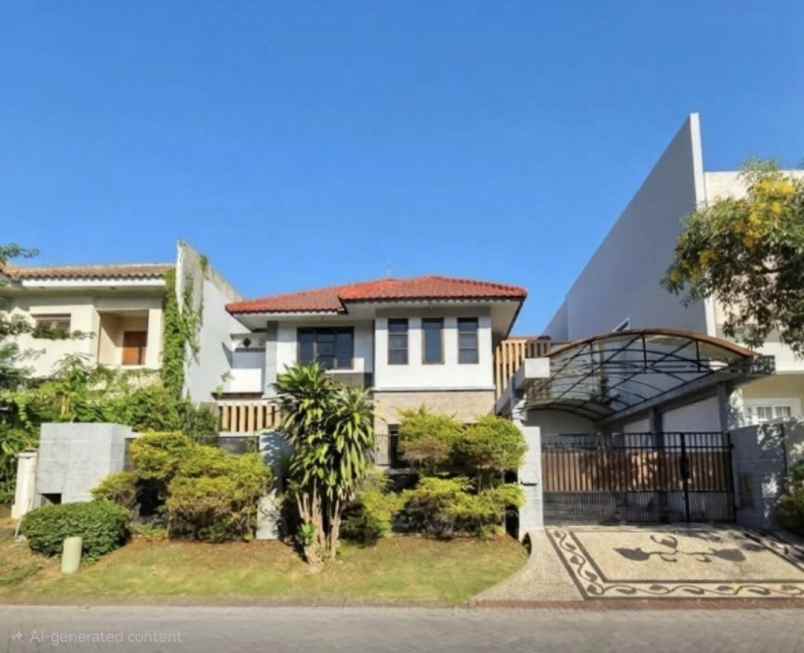 rumah pakuwon city strategis hadap utara